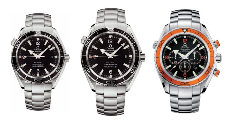 Současná kolekce OMEGA Planet Ocean (Calibre 2500, verze s chrono Calibre 3313)