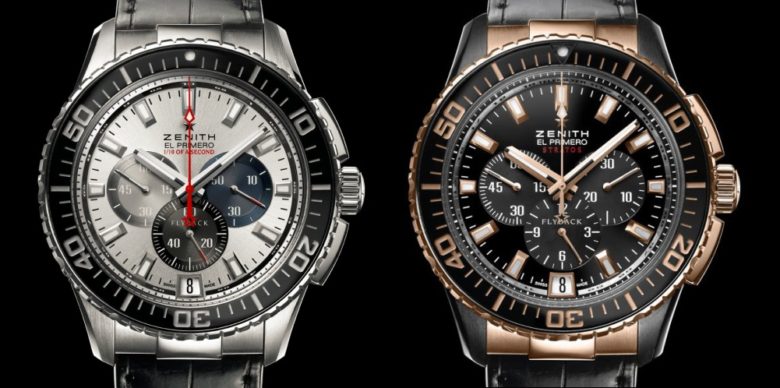 Zenith El Primero Stratos Flyback Striking 10th vs. Stratos Flyback