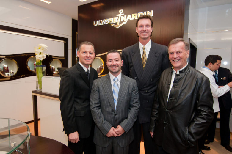 Zleva: Patrik Hoffmann, Bobby Yampolsky, Randy Johnson, Rolf Schnyder