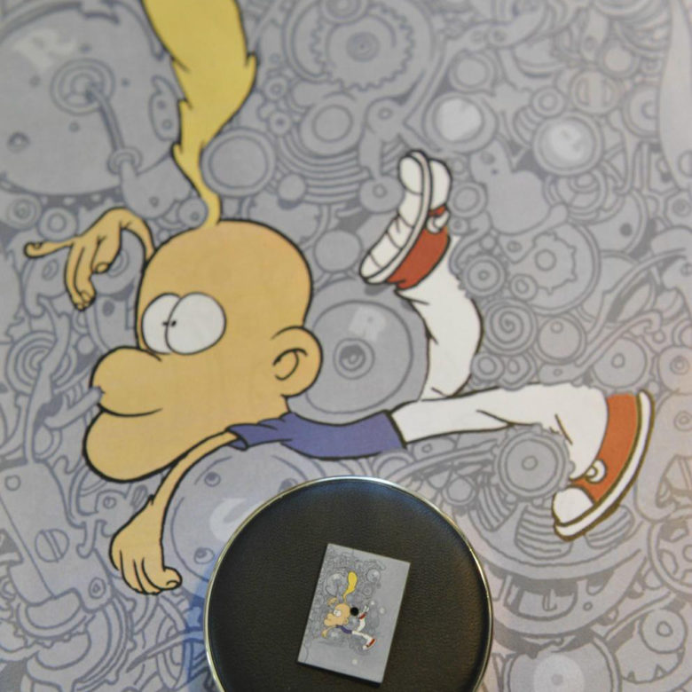 Motiv postavičky Titeufa na hodinkách JLC Reverso Zep