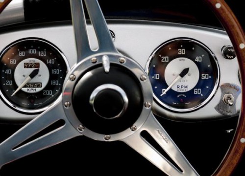 Palubní deska vozu 1953 Austin Healey 100