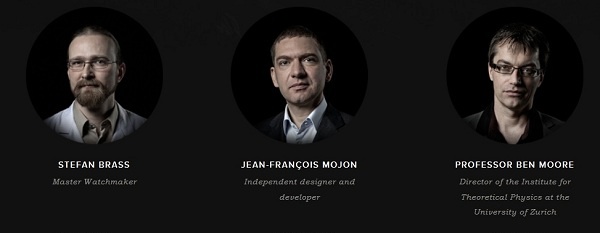 Tým odborníku, který se na vývoji hodinek podílel