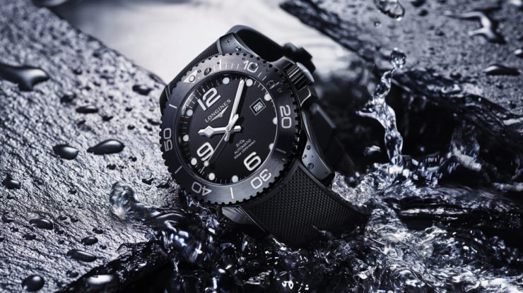 Longines HydroConquest All Black Ceramic L3.784.4.56.9